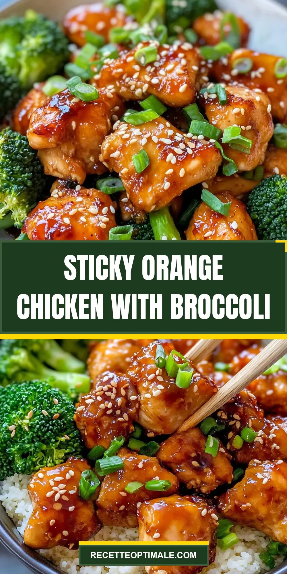 Sticky Orange Chicken With Broccoli (Tasty & Delicious)