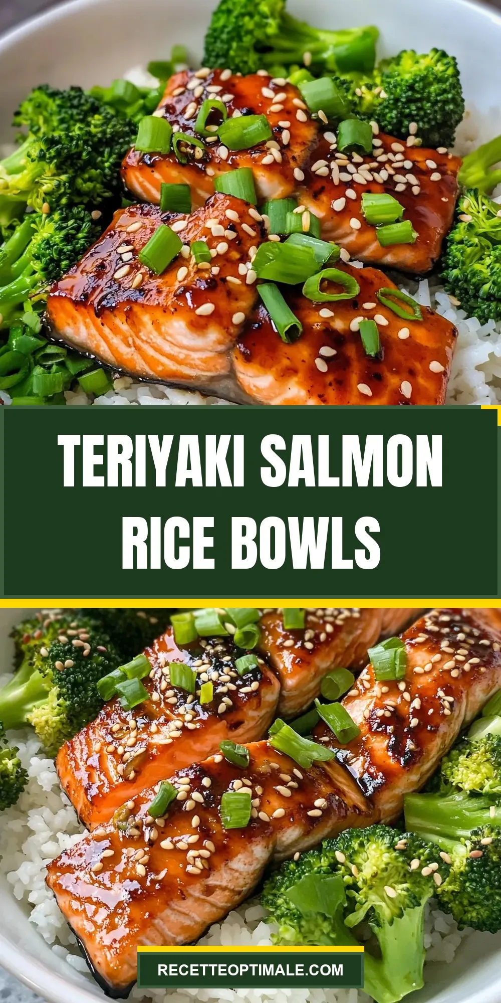 Perfect Teriyaki Salmon Rice Bowls