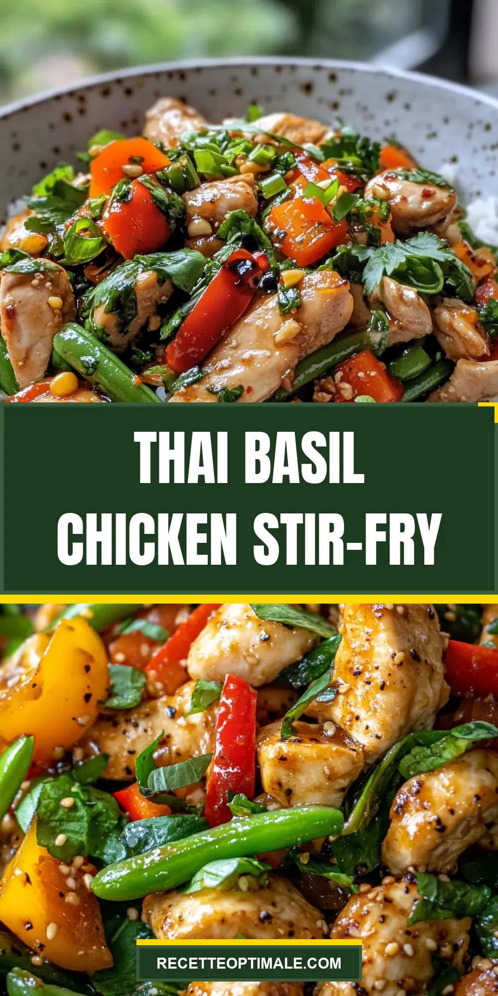 How To Make Healthy Thai Basil Chicken Stir-Fry