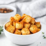 Homemade Air Fryer Croutons recipe photo