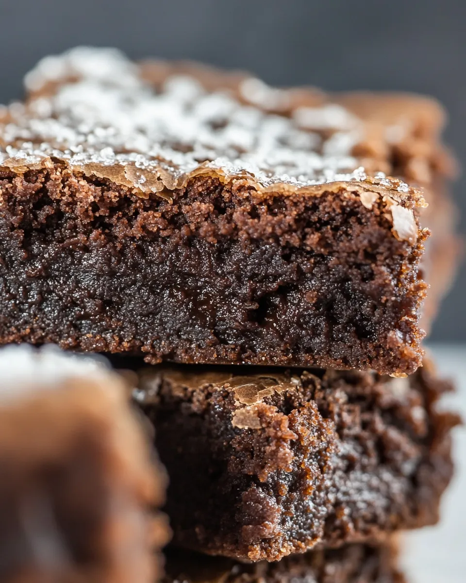 Homemade BEST Vegan Brownies recipe photo