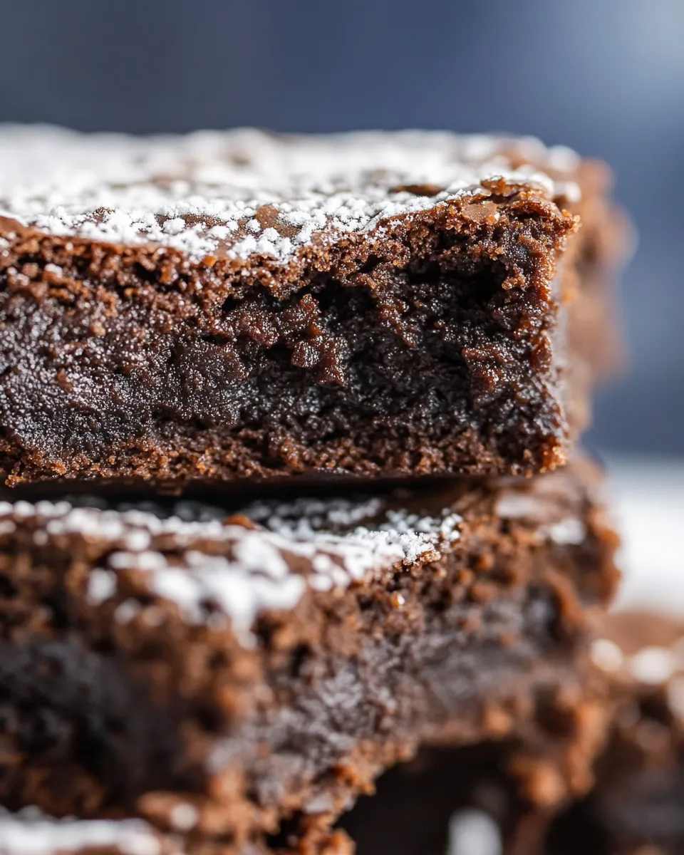 Classic BEST Vegan Brownies dish photo