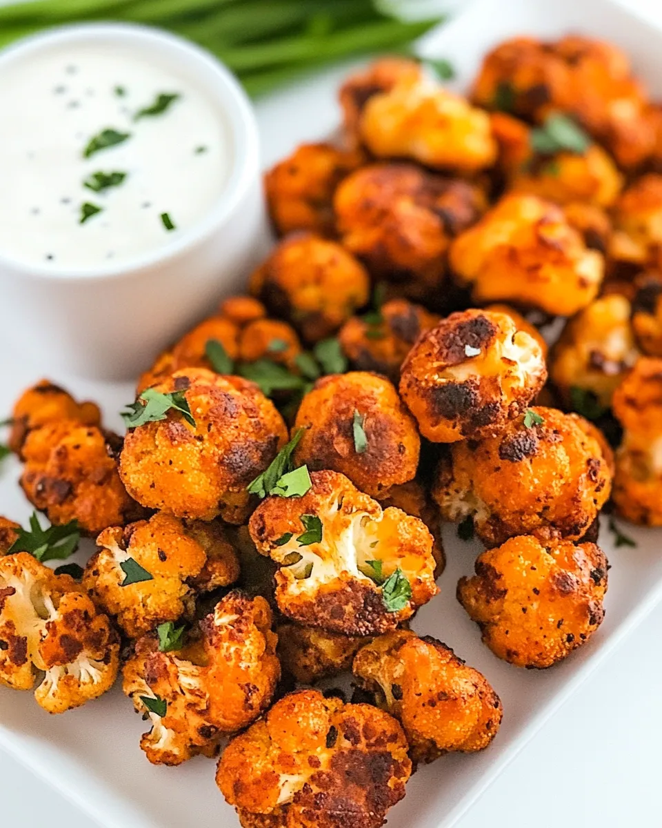 Delicious Buffalo Cauliflower Bites dish photo