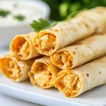 Homemade Buffalo Chicken Taquitos recipe photo