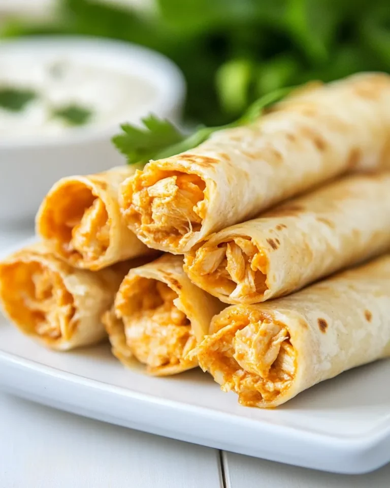 Homemade Buffalo Chicken Taquitos recipe photo