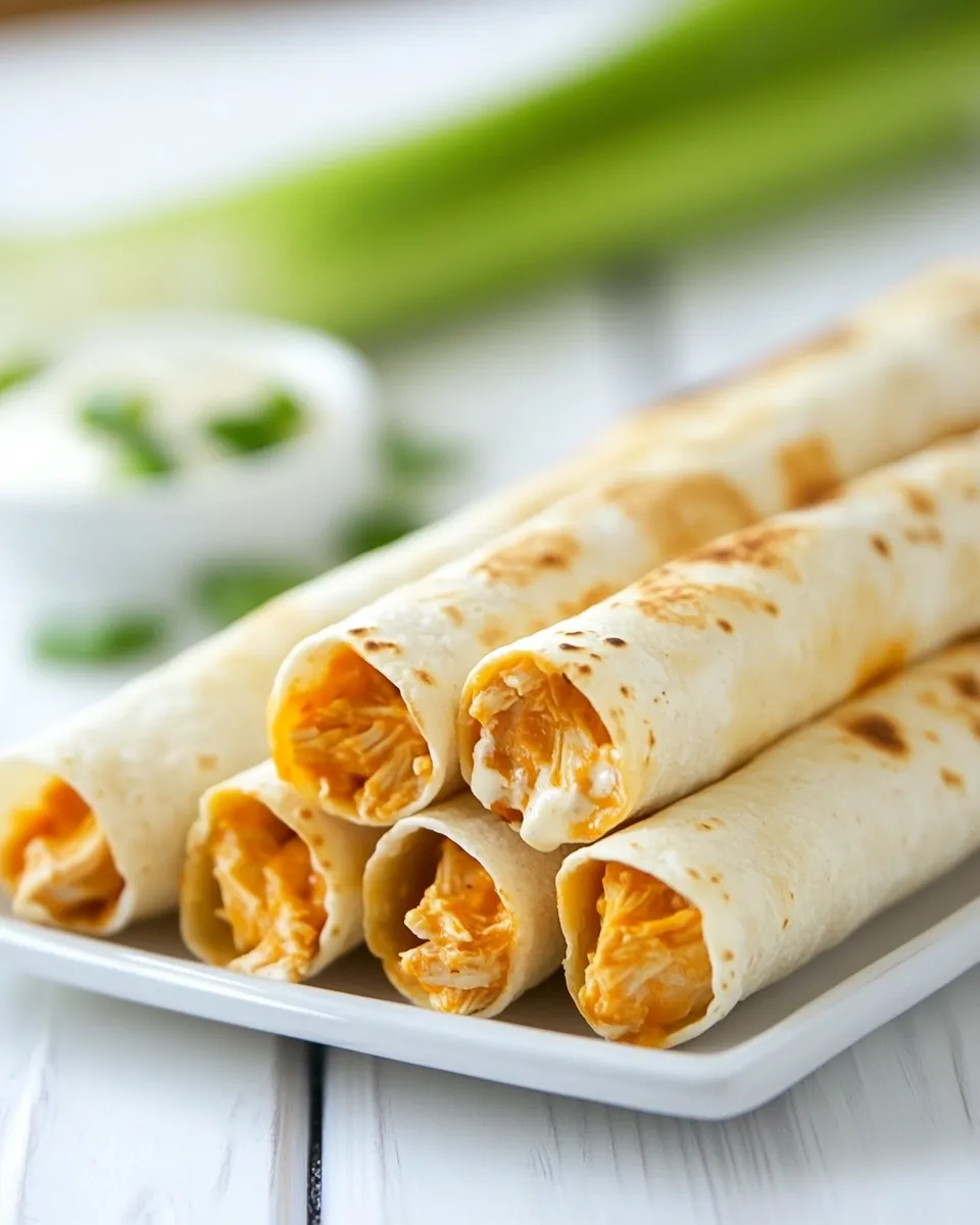 Classic Buffalo Chicken Taquitos dish photo