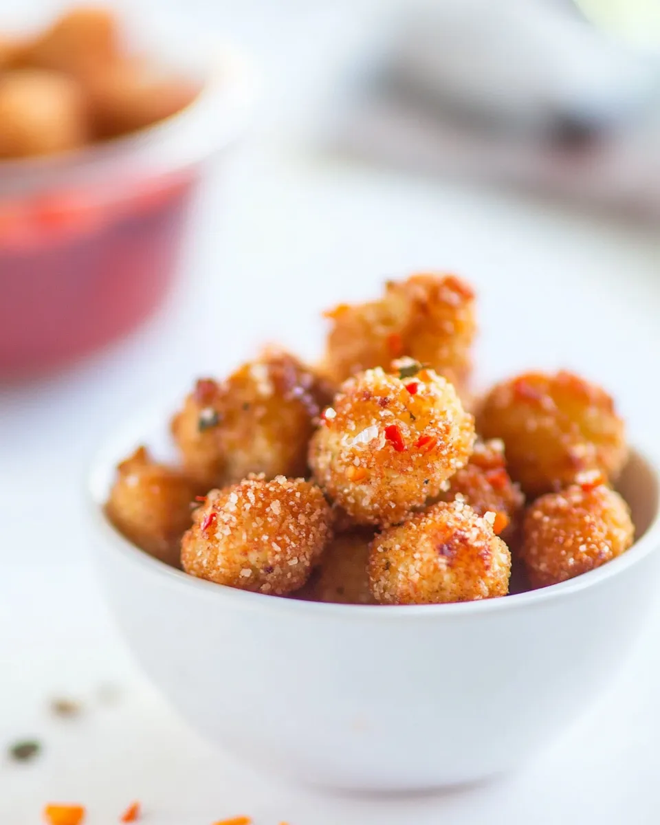 Homemade Cauliflower Bites in Honey Sriracha Sauce dish photo