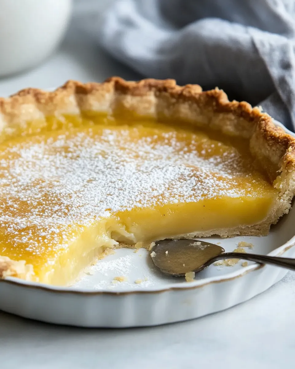 Easy Chess Pie dish photo