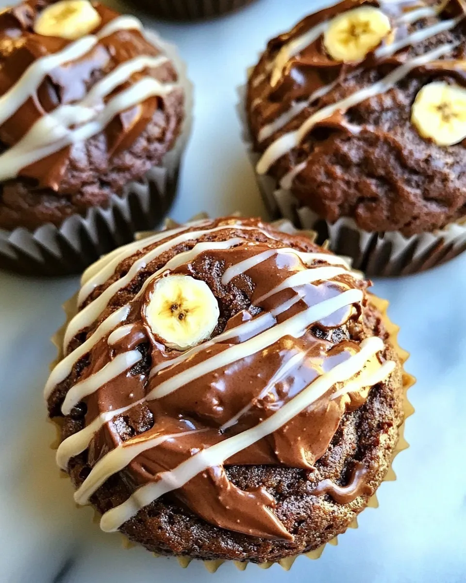 Easy Chocolate Banana Muffins recipe photo
