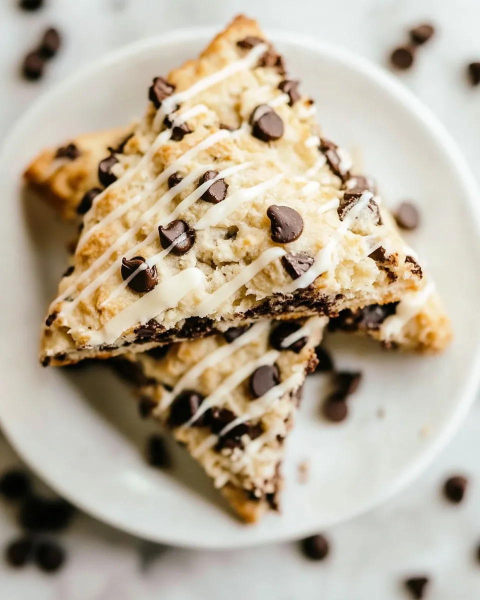 Easy Chocolate Chip Scones Recipe recipe photo