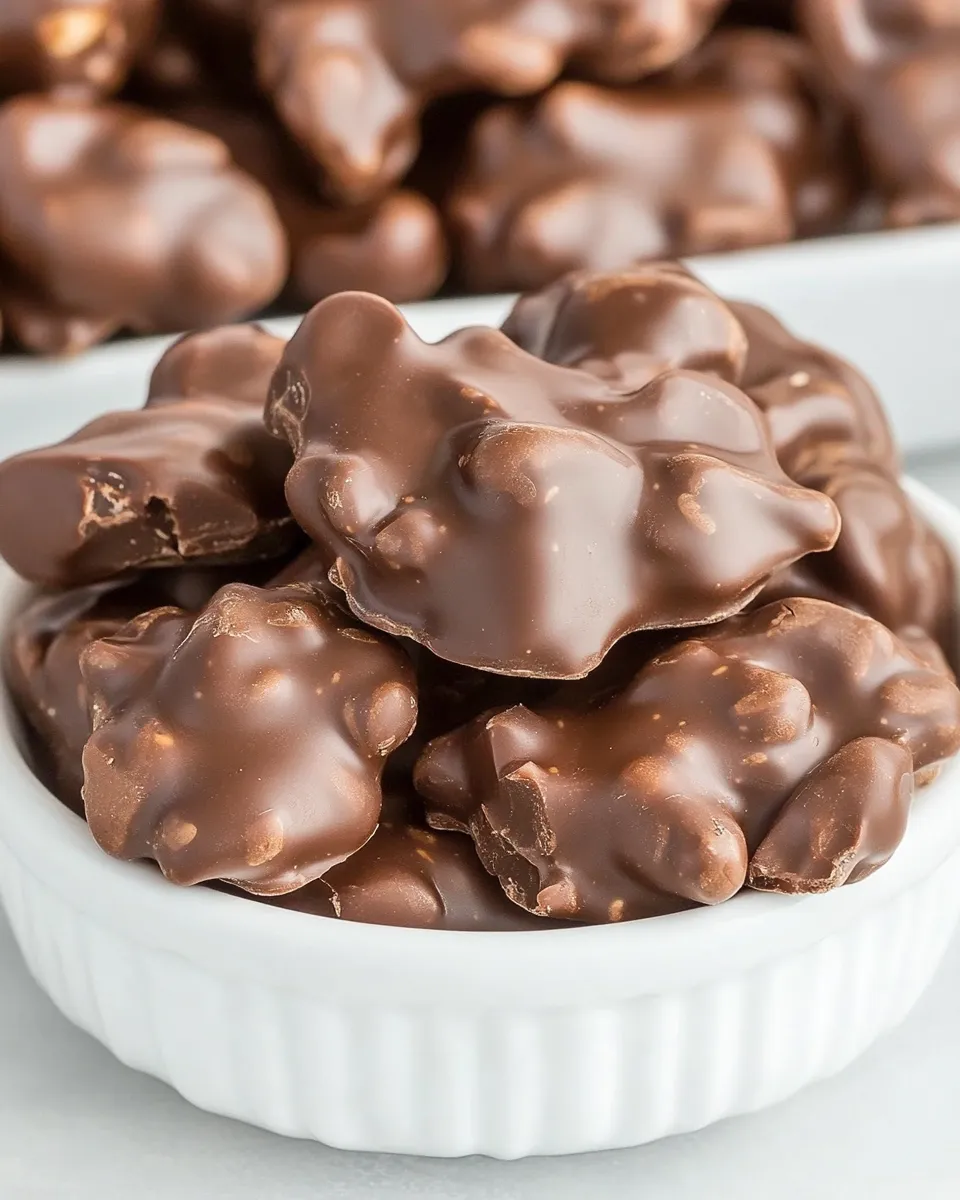 Classic Chocolate Peanut Clusters dish photo