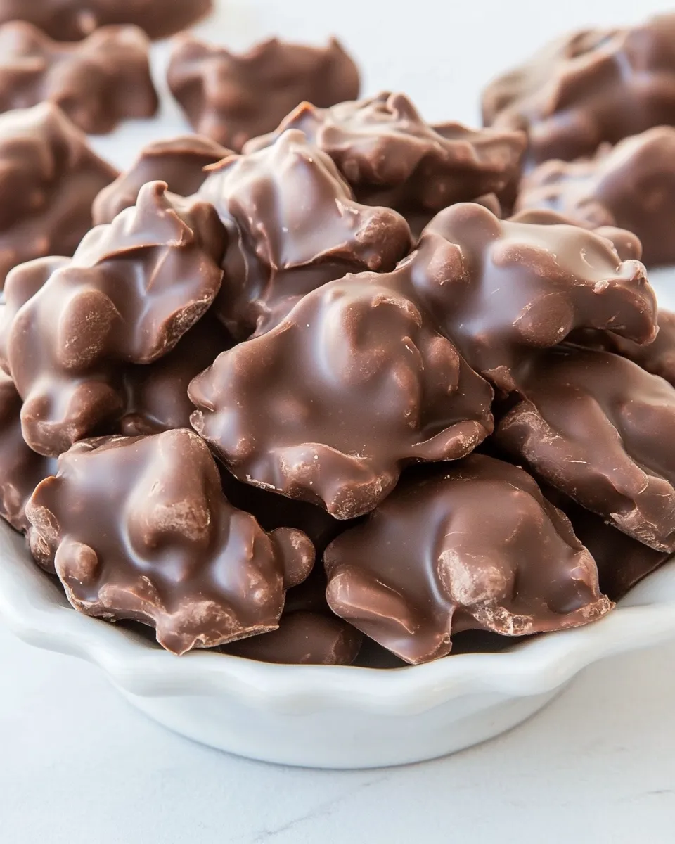 Delicious Chocolate Peanut Clusters picture