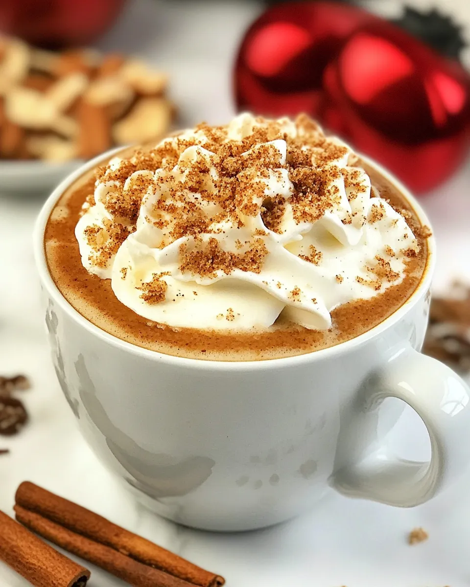 Homemade Cinnamon Roll Latte photo