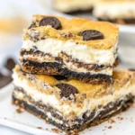 Homemade Cookies and Cream Gooey Bars photo
