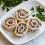 Homemade Creamy Salsa Pinwheels recipe photo