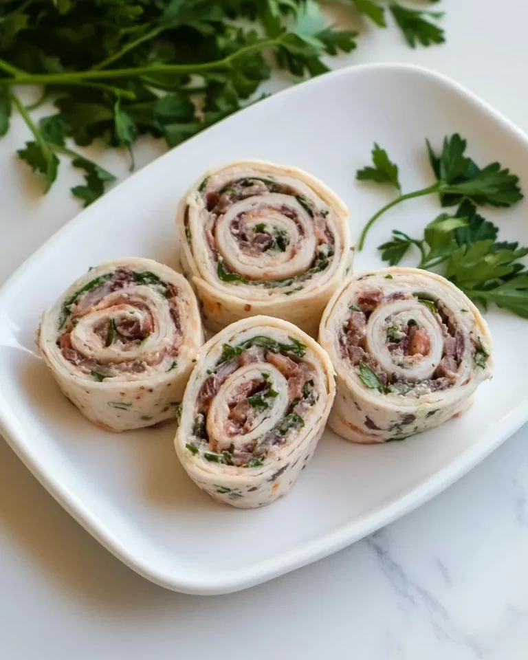 Homemade Creamy Salsa Pinwheels recipe photo