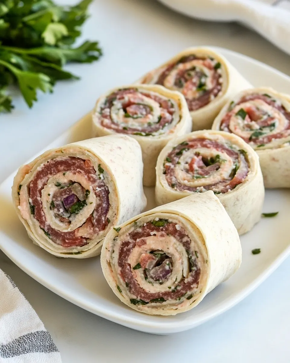Classic Creamy Salsa Pinwheels dish photo