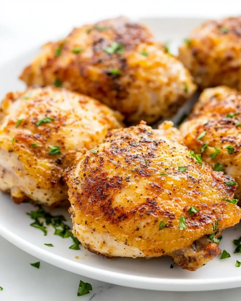 Homemade Crispy Air Fryer Chicken Thighs recipe photo