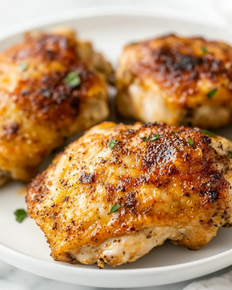 Delicious Crispy Air Fryer Chicken Thighs picture