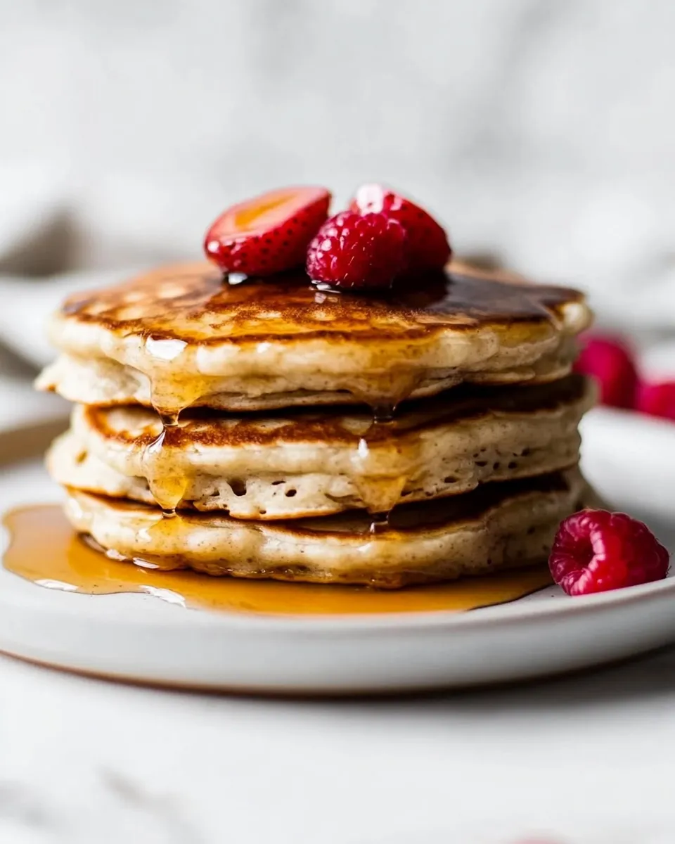 Easy Delicious Cottage Cheese Pancakes recipe image