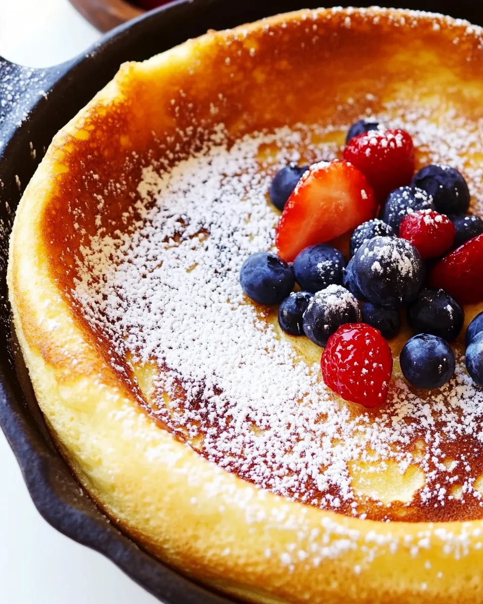 Classic Dutch Baby Pancake recipe image