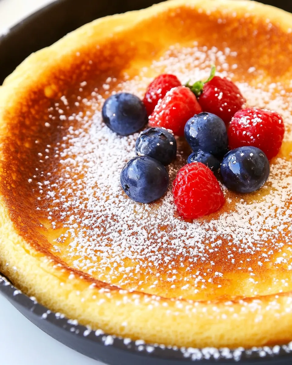Easy Dutch Baby Pancake dish photo