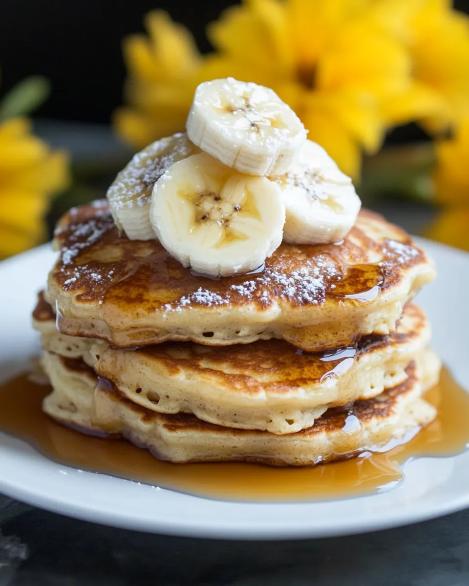 Homemade Easy Banana Pancakes photo