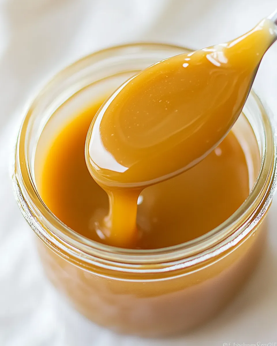 Quick Easy Caramel Sauce Recipe food shot