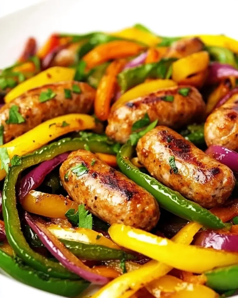 Homemade Easy Turkey Sausage with Peppers & Onions photo