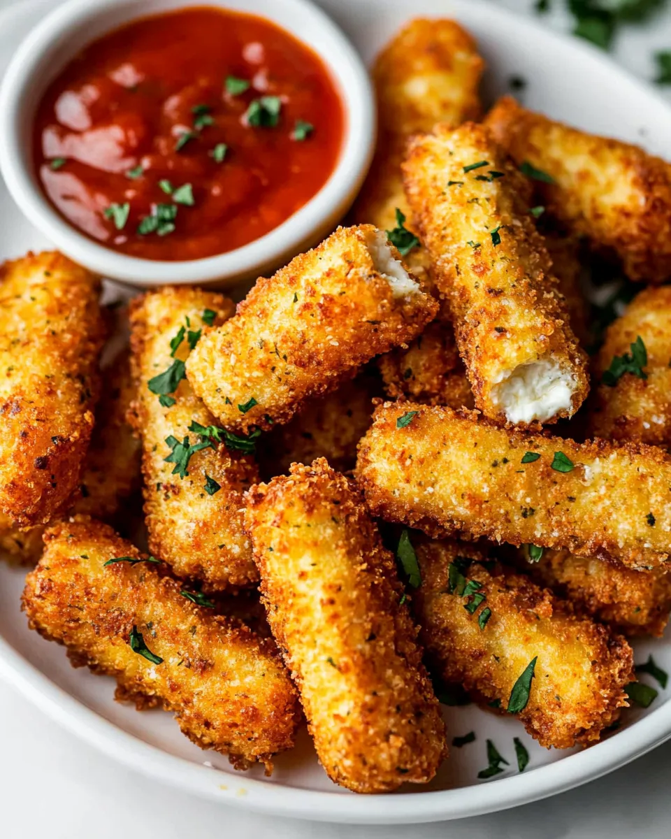 Homemade Fried Mozzarella Sticks photo