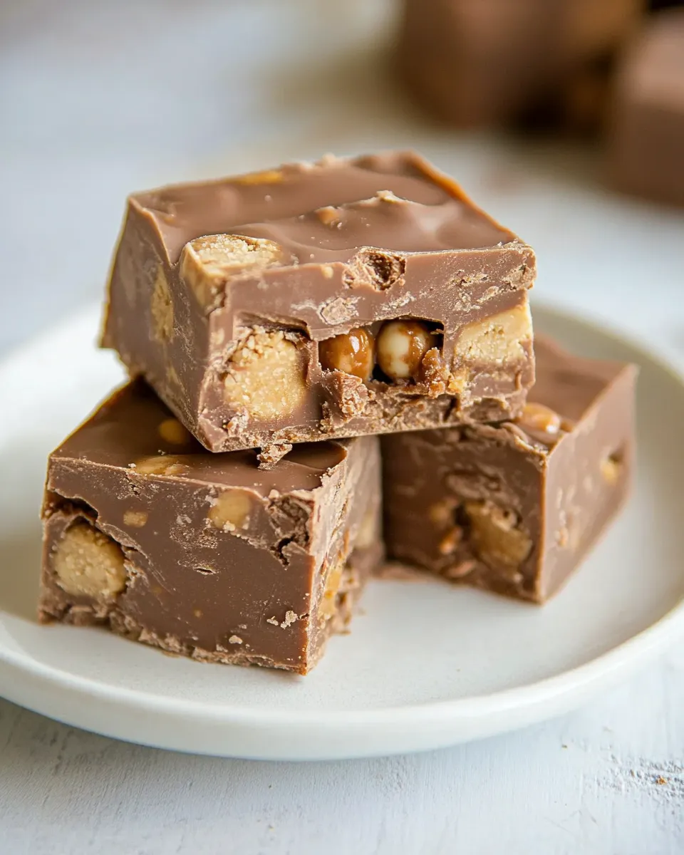 Classic Fudge with chocolate malt balls dish photo
