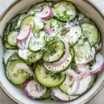 Homemade German Cucumber Salad photo