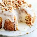 Homemade Glazed Walnut Butter Cake photo