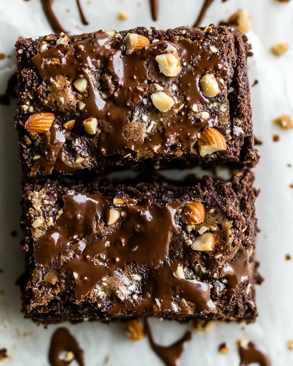 Easy Hazelnut Buckwheat Brownies recipe photo