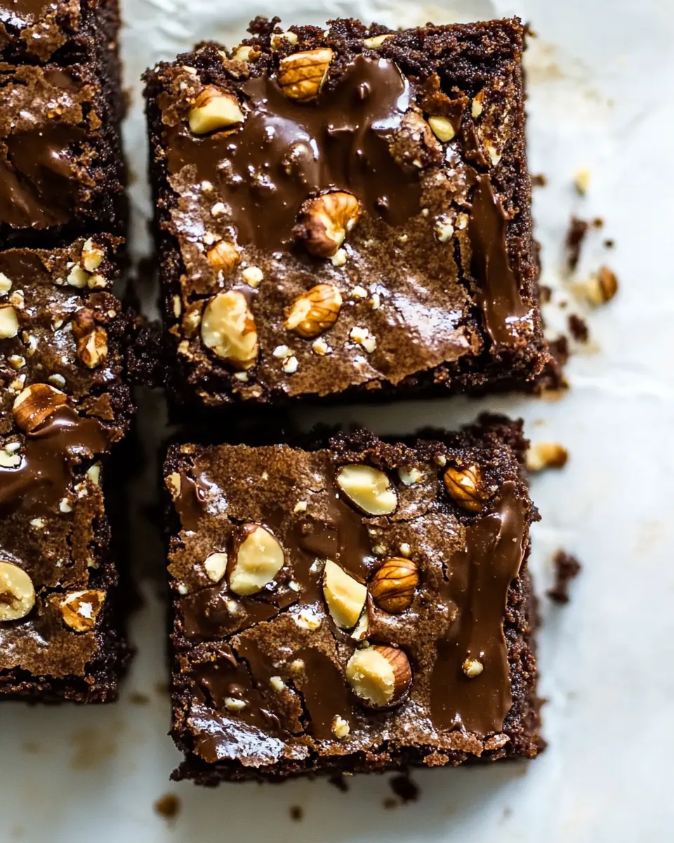 Delicious Hazelnut Buckwheat Brownies dish photo