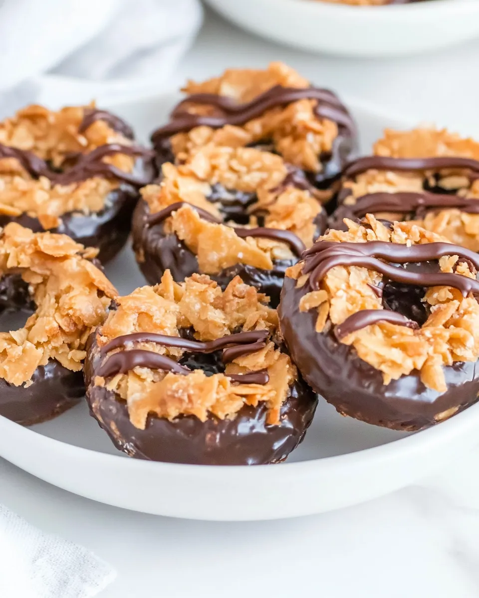 Classic Homemade Girl Scout Samoas image