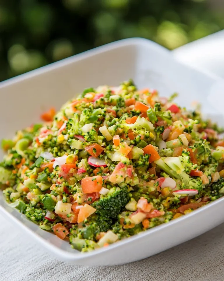 Homemade Loaded Broccoli Radish Salad Recipe photo