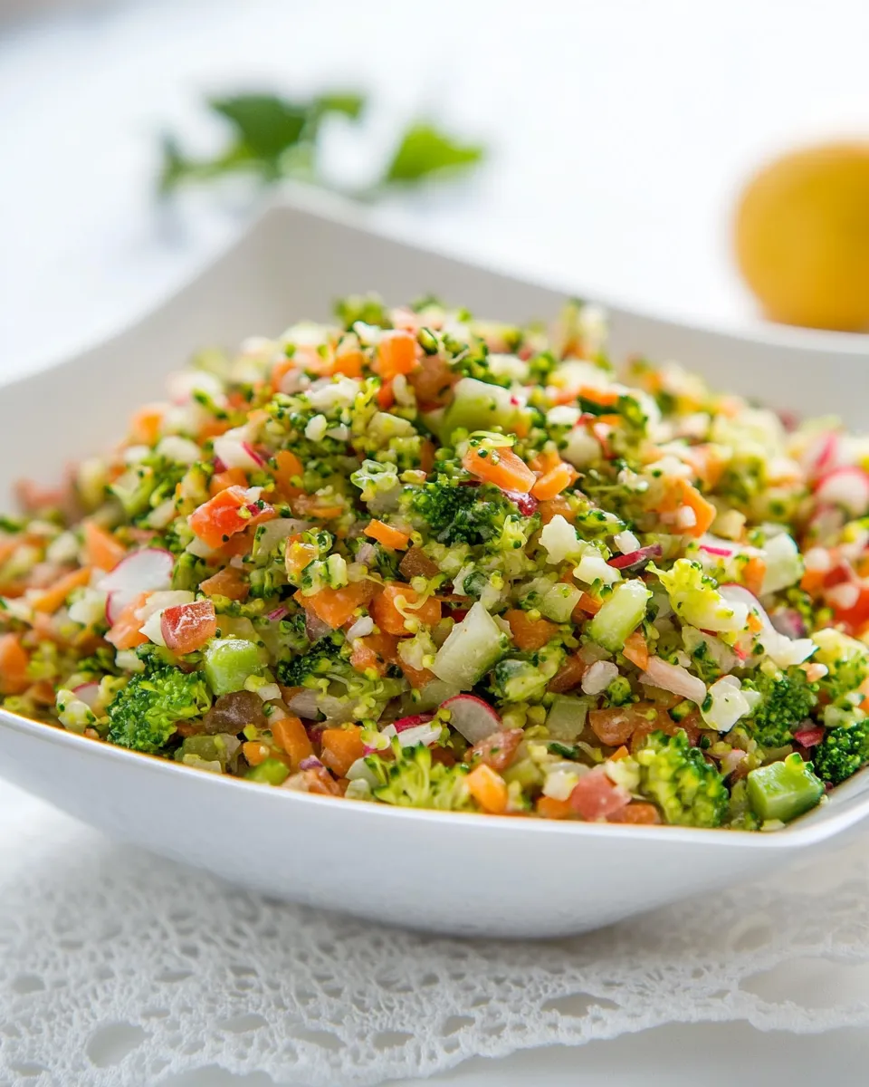 Delicious Loaded Broccoli Radish Salad Recipe dish photo