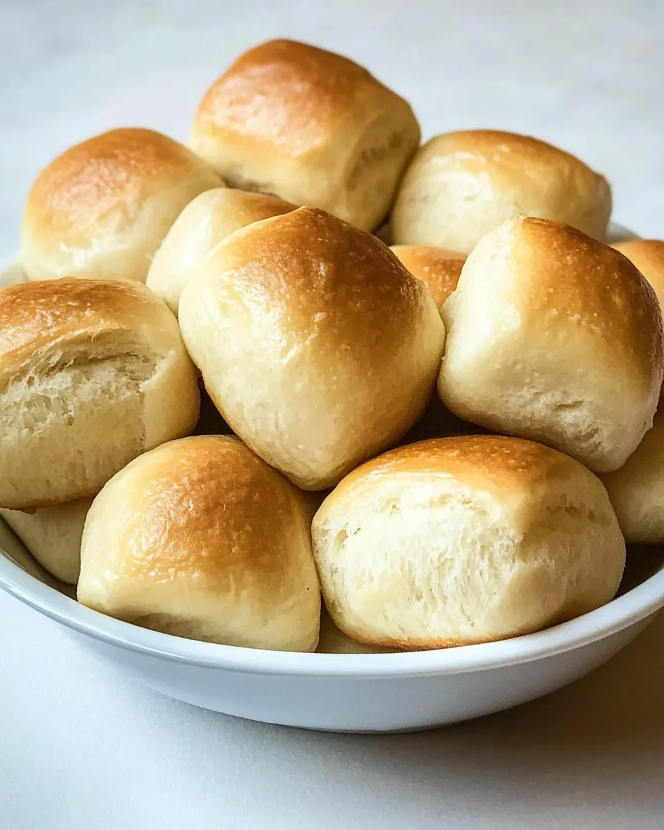 Classic Mini Milk Bread Rolls recipe image