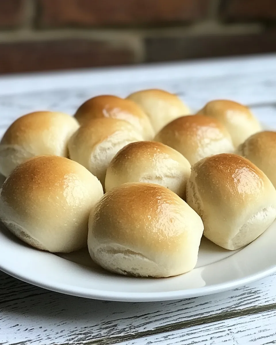 Delicious Mini Milk Bread Rolls food shot