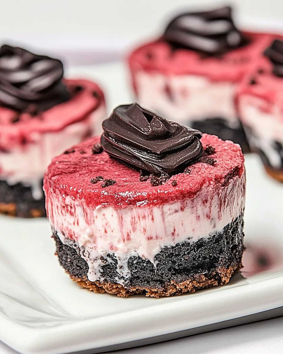 Easy Mini Red Velvet Cheesecakes recipe photo