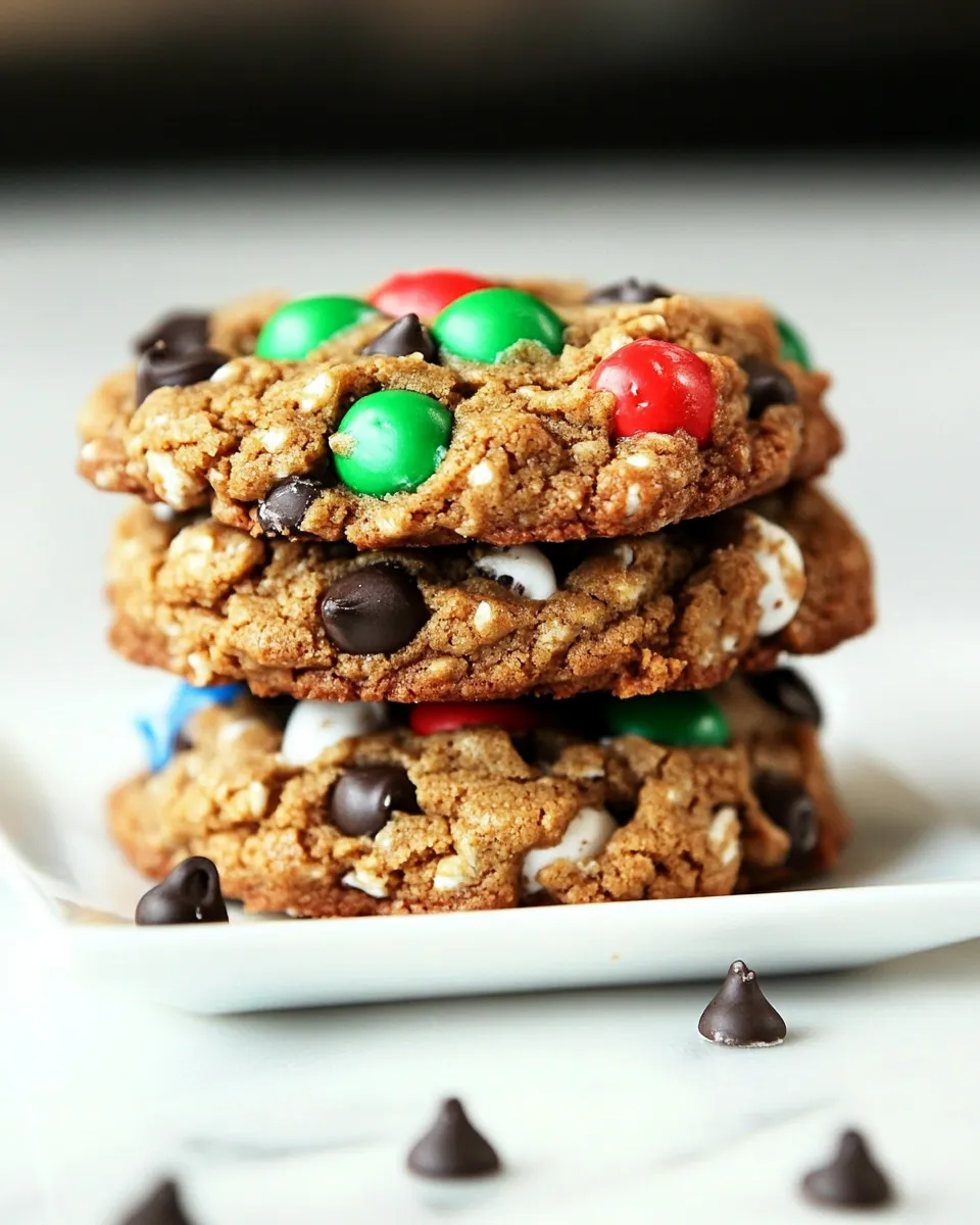 Homemade Monster Cookies recipe photo