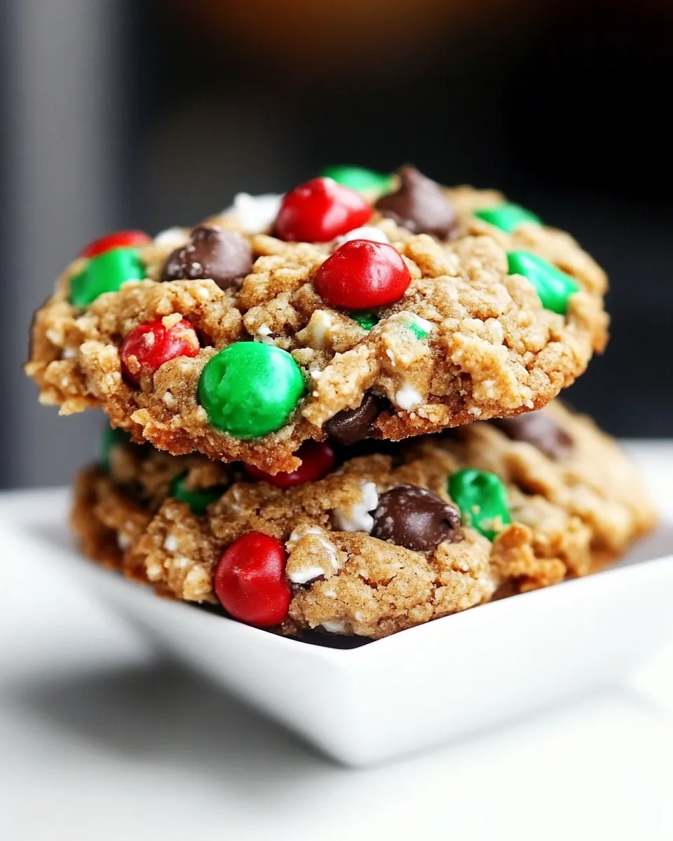 Classic Monster Cookies dish photo