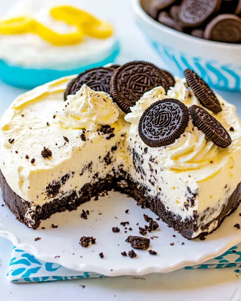 Homemade No Bake Oreo Cheesecake photo