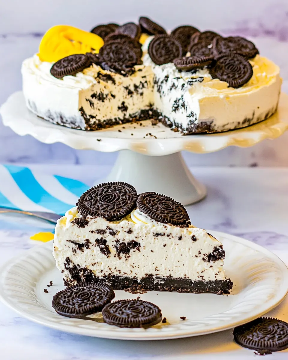 Delicious No Bake Oreo Cheesecake dish photo