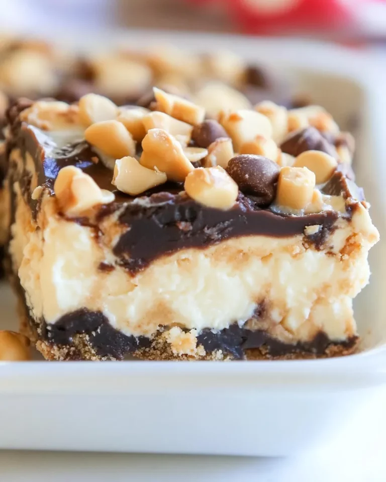 Homemade Peanut Butter Cheesecake Bars photo
