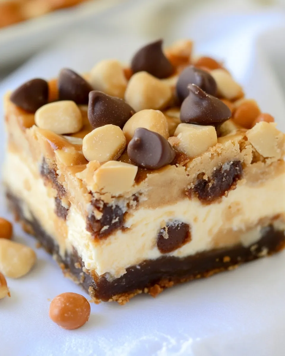 Classic Peanut Butter Cheesecake Bars image