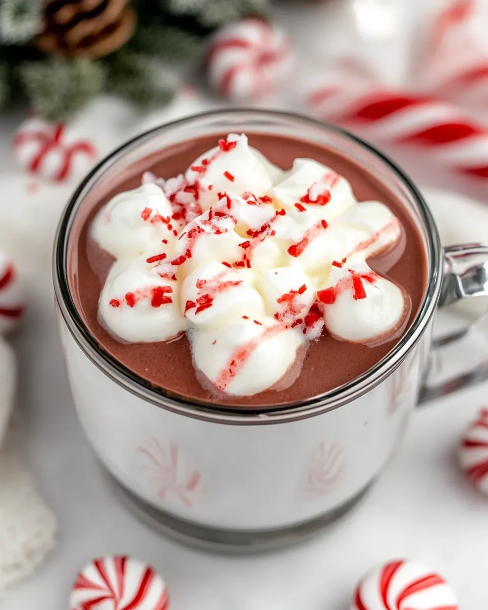 Classic Peppermint Hot Chocolate dish photo