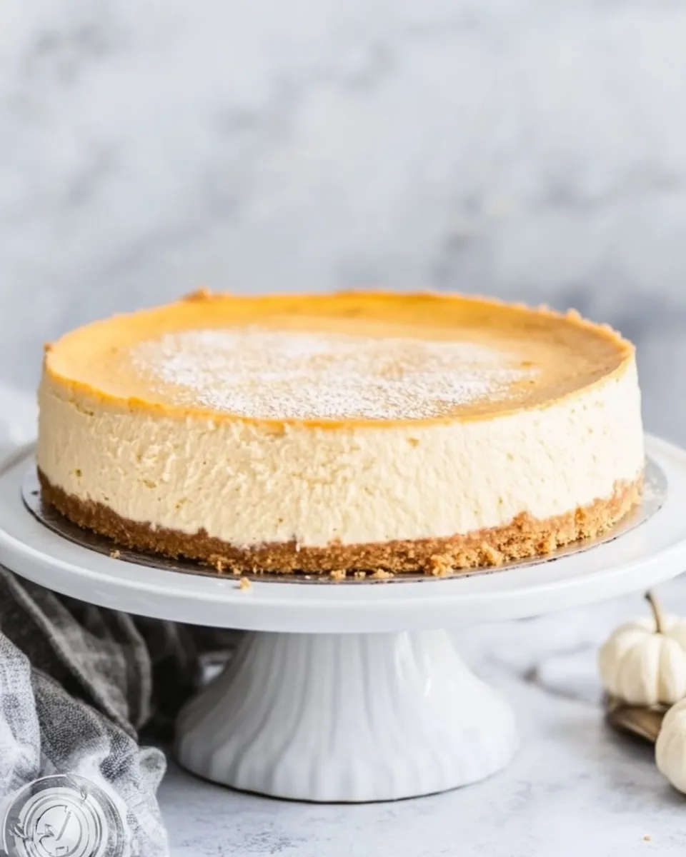 Classic Perfectly Perfect Pumpkin Cheesecake image