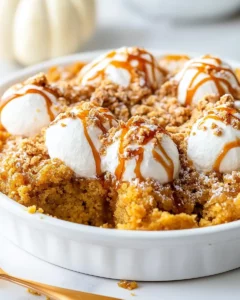 Homemade Pumpkin Dump Cake photo